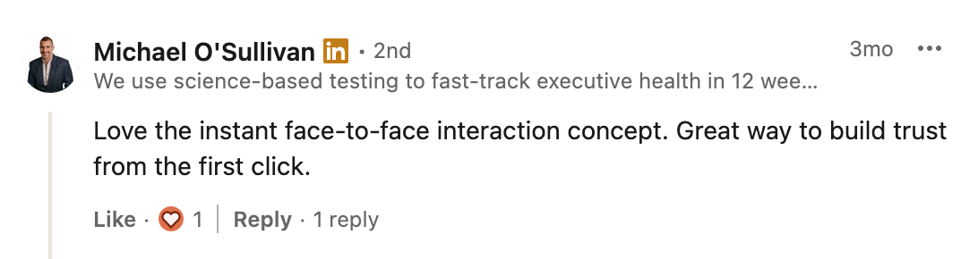 LinkedIn comment