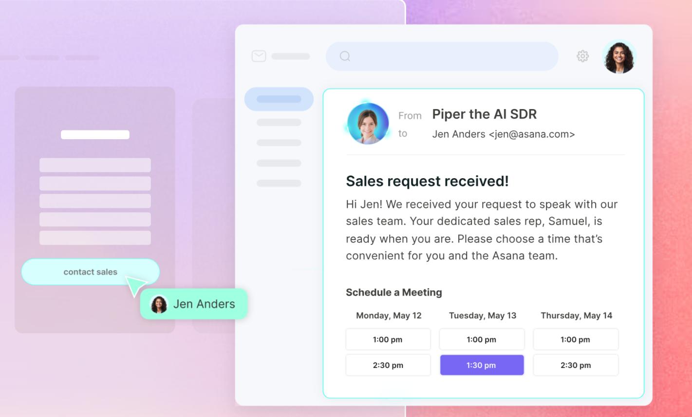 Meeting Schedule Pop-up : Qualified